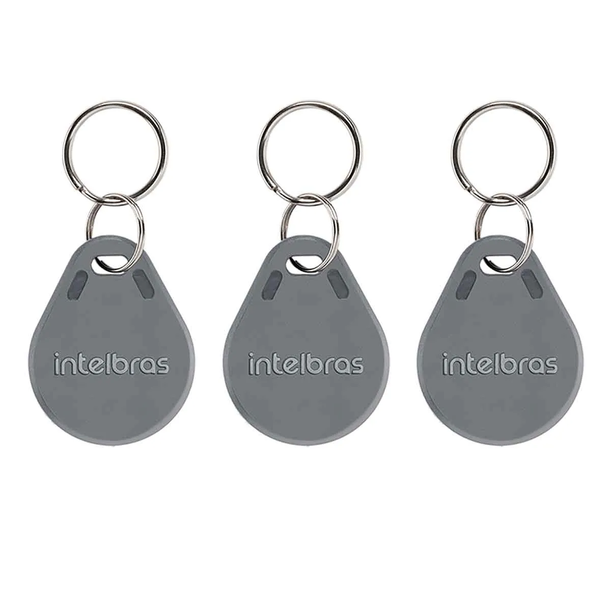kit 03 Chaveiros de acesso por proximidade RFID TH 1000 MF Tag 13,56 MHz Intelbras